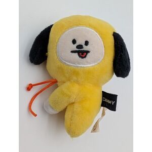 LINE FRIENDS BT21 Chimmy Plush Mini Yellow Dog Bag Charm 2018 3.5 Inch